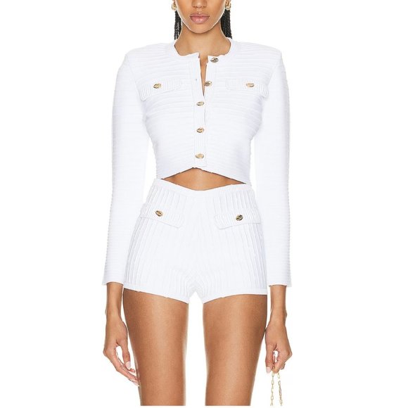 DAIMARAN Santorini Suit Matching Set 2 Pieces White Light Jacket + Shorts M - Picture 2 of 8